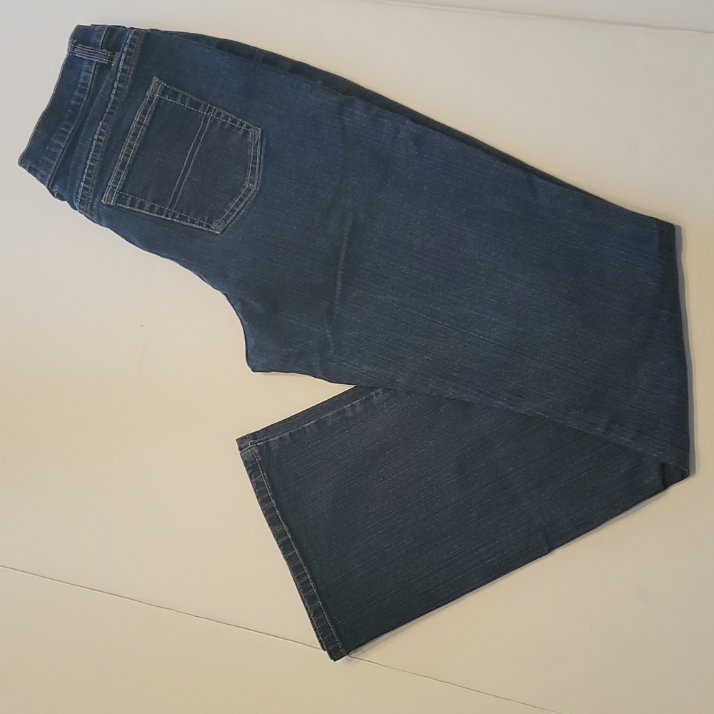 St. John's Bay Dark Wash Stretch Bootcut Jeans Long/Tall